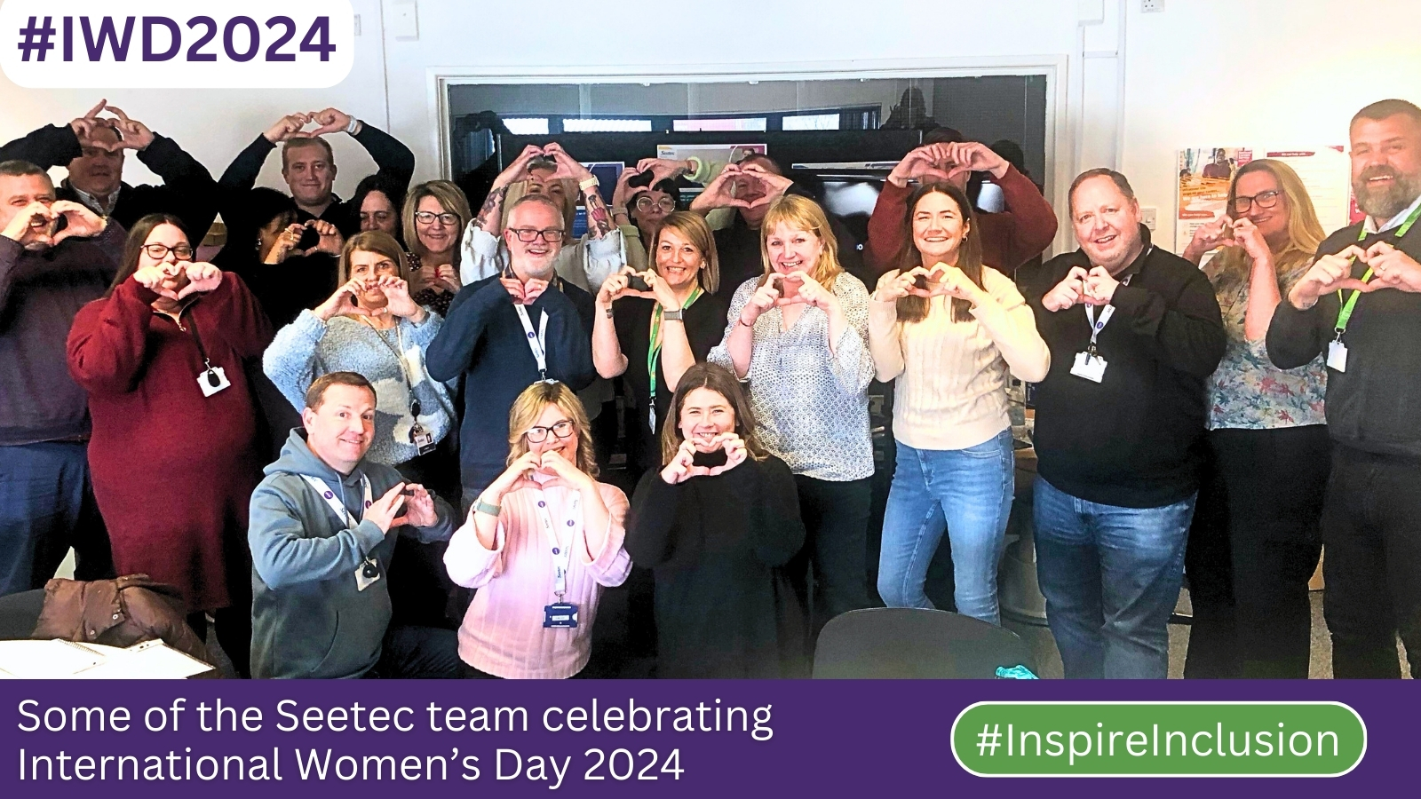 Seetec team in Exeter celebrating International Women's Day 2024