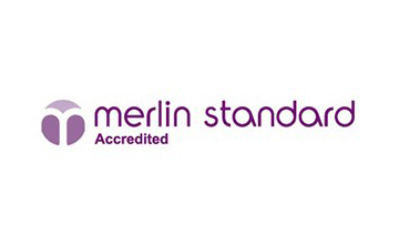 Merlin Standard Accredited logo