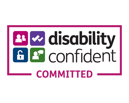 Disability Confident Committed logo