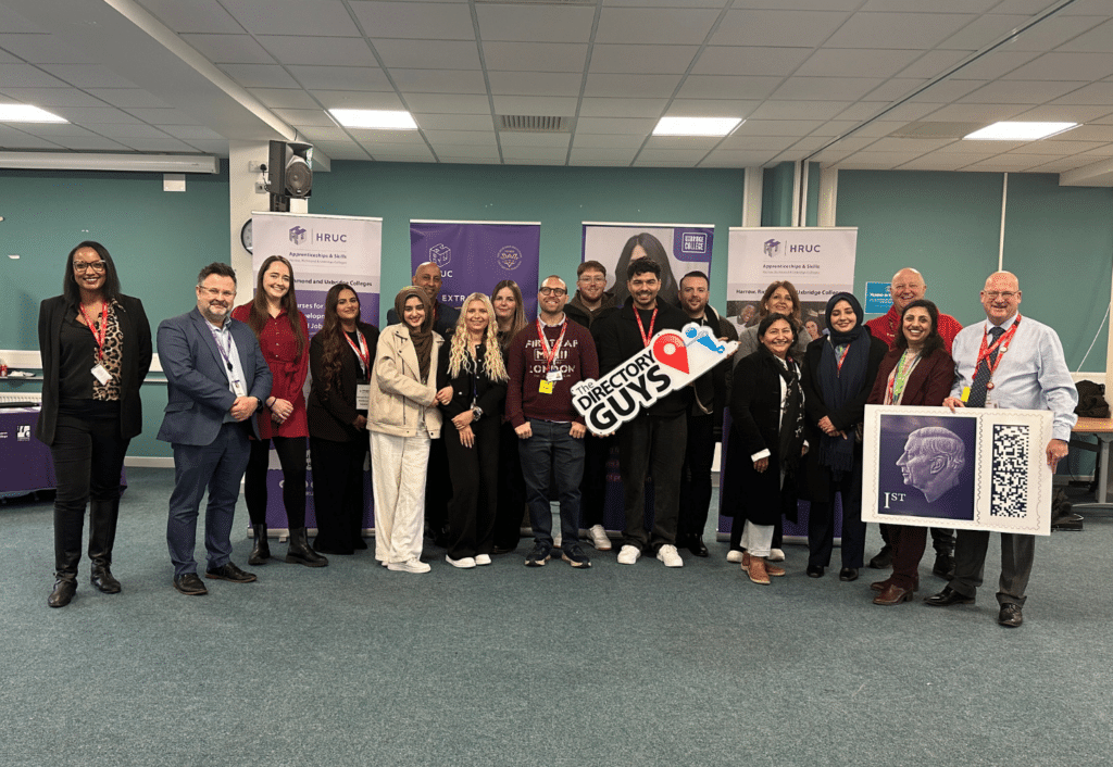 A group photo of some of the organisations who attended the Uxbridge Job Fair