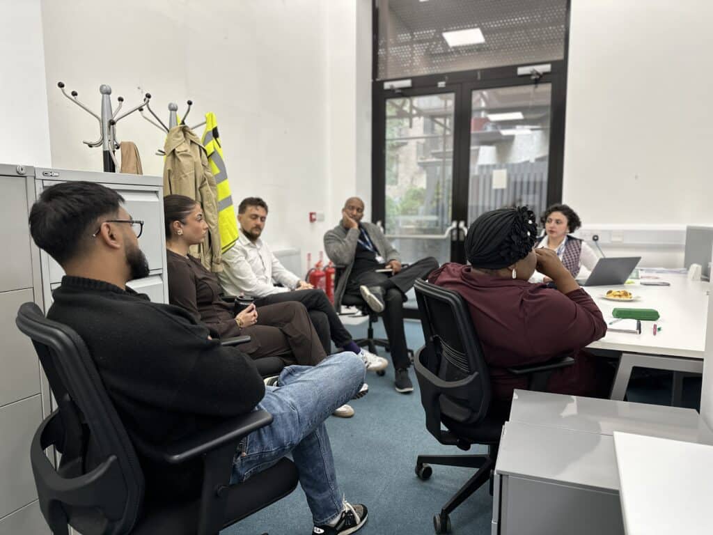 Najlaa with her team