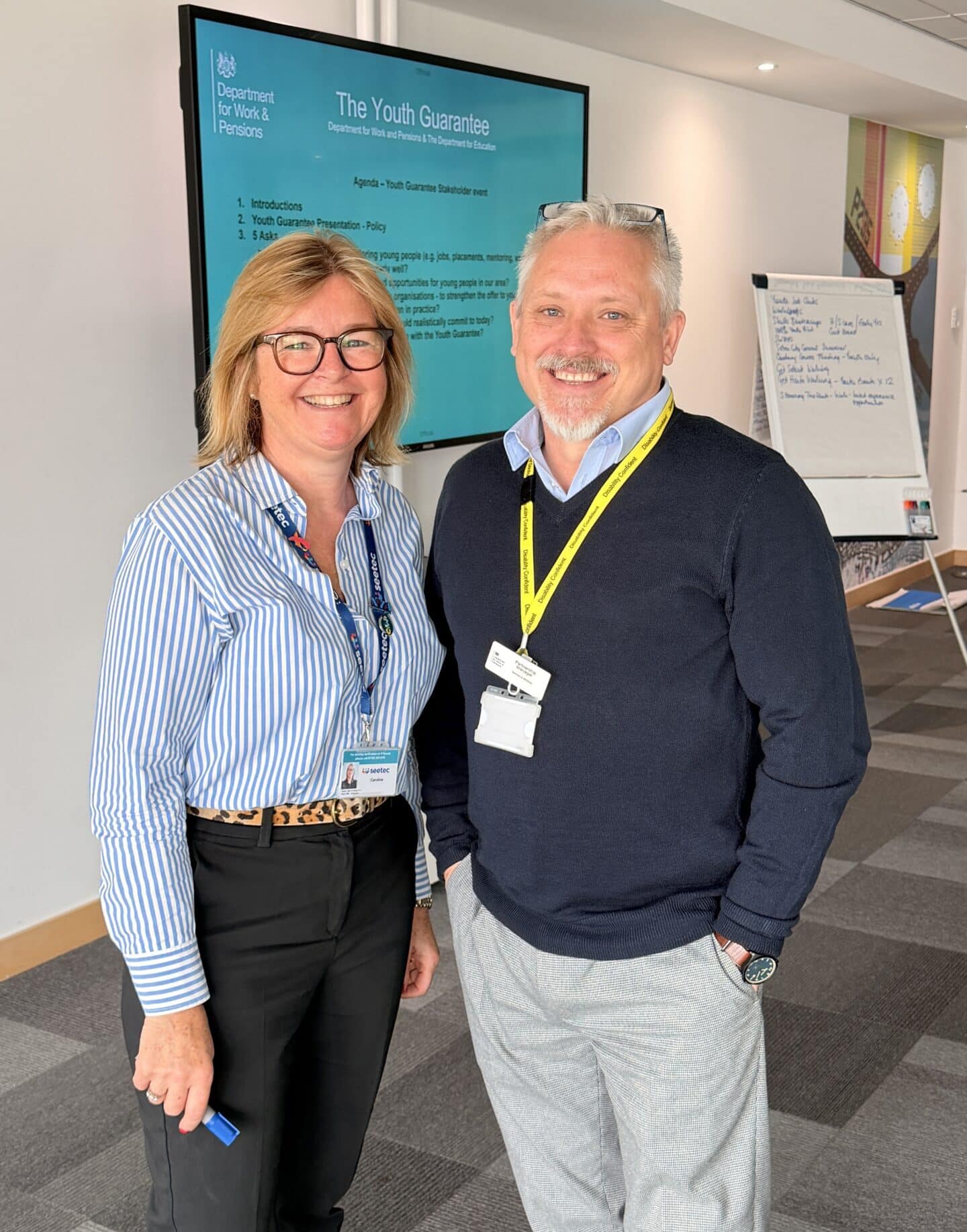 Seetec and DWP bring partners together through Youth Guarantee Forums