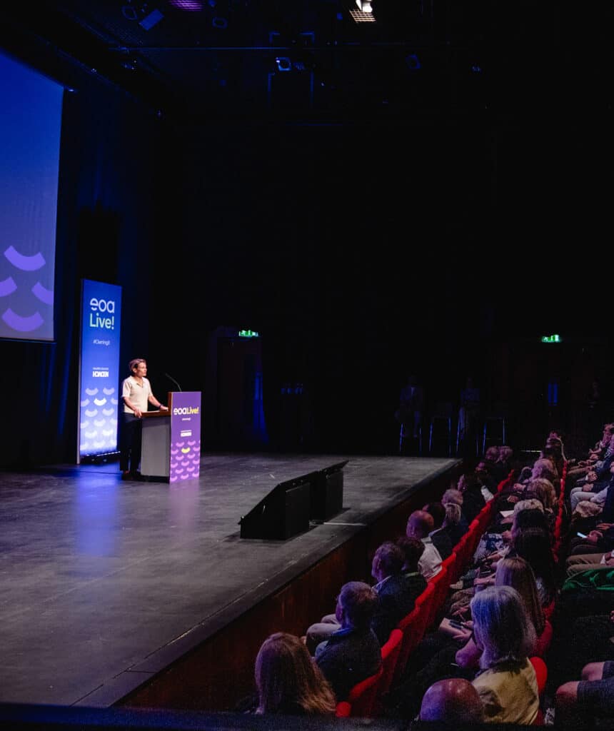 Image of auditorium at a previous eoaLive event
